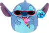 A plush toy of Stitch from Lilo & Stitch, wearing sunglasses and eating an ice cream cone. Voir les images du produit