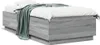 The Living Store Bettgestell mit LED Grau Sonoma 90x200 cm Produktbild-Vorschau 2
