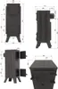 Krbové kachle Magnus 7,5 kW so šamotovou tehlou GT7PR Náhľad obrázku produktu 8