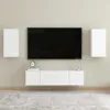 vidaXL Szafki pod telewizor 2 szt. Biały 30,5x30x60 cm Podgląd zdjęcia produktu 4