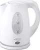 A white electric kettle is shown against a white background. Voir les images du produit