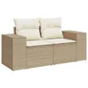 The Living Store 6-tlg. Garten-Sofagarnitur mit Kissen Produktbild-Vorschau 4