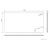 SUNXURY Wandspiegel mit Uhr und Temperaturanzeige 120x60cm Produktbild-Vorschau 10