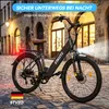 ESKUTE C100 PLUS E-Bike，26 Zoll Elektrofahrrad, E-Cityrad Produktbild-Vorschau 9