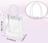Torebki prezentowe przezroczyste PVC 20x15x7 cm z uchwytem Podgląd zdjęcia produktu 2