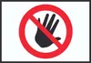 Bitte nicht anfassen Symbol Schild A0 Rückseite Produktbild-Vorschau 1