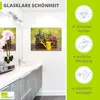 ARTland Glasbild Holzkiste Heidekraut Narzissen Gießkanne Produktbild-Vorschau 2