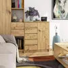 Cassettiera stretta combinata SAVRILA - rovere artisan Anteprima dell’immagine prodotto 4
