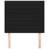 Kopfteile 2 Stk. Schwarz 90x5x78/88 cm Stoff Produktbild-Vorschau 3