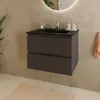 LOMAZOO Badezimmermöbel Mattschwarz 60 cm [MARENZA] - Produktbild-Vorschau 1