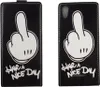 Handyhülle Tasche Flip für Wiko Lenny 4 Mittelfinger Produktbild-Vorschau 2