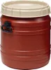 Fusto a collo largo 55l marrone con coperchio beige con 2 Anteprima dell’immagine prodotto 2