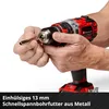 Akku-Bohrschrauber TE-CD 18/50 LII BL Solo EINHELL 1,22 kg Podgląd zdjęcia produktu 32