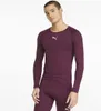 Puma Liga Baselayer Trikot Langarm Herren - Bordeaux Produktbild-Vorschau 5