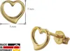 trendor 35815 Damen Ohrringe 333 Gold Ohrstecker Offenes Herz 4 Produktbild-Vorschau