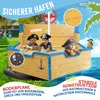 KIDIZ® Sandkasten Ahoi - Piratenschiff Boot Segelschiff aus Produktbild-Vorschau 4