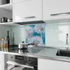 Küchenrückwand Spritzschutz Glas mit Motiv Wassertropfen Produktbild-Vorschau 2