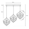 Lampa Wisząca Sufitowa TALUS Geometryczna Zwis Kostka do Podgląd zdjęcia produktu 5