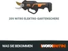 WORX WG330E.9 elektrische Baumschere Schwarz, Orange 2,5 cm Produktbild-Vorschau 7