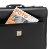 Dermata Business Pilotenkoffer auf Rollen XL 50 cm schwarz Produktbild-Vorschau 3