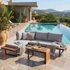 Garten Garnitur MCW-L27, Garnitur Sitzgruppe Lounge-Set Produktbild-Vorschau 1