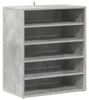 vidaXL Scarpiera grigio cemento 60x35x70 cm materiale a Anteprima dell’immagine prodotto 6