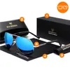 Aviator Sonnenbrille Herren Polarisiert UV400, Blaue Gläser Produktbild-Vorschau 4