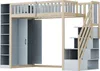 Sweiko Multifunktionales Hochbett 90x200cm mit Regalen, Produktbild-Vorschau 19