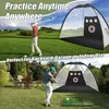 Golf trainingsnet van 3x2 meter met slagmat, inclusief Productafbeelding-voorbeeld 9