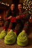 Grinch Hausschuhe Herren 3D Plüsch Pantoffeln mit fester Produktbild-Vorschau 6
