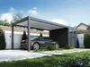 Weide Carport aus Aluminium mit Schuppen | 3 x 7,2 M | Produktbild-Vorschau 3