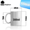 BigDean 12 Stück große Kaffeebecher weiß 300ml Produktbild-Vorschau 3