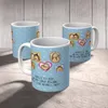 Mr. & Mrs. Panda Kaffeebecher Igel Familie - Blau Pastell - Produktbild-Vorschau 5