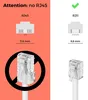 deleyCON 0,5m Telefonkabel RJ11 Modularkabel 6P4C Produktbild-Vorschau 2