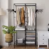 RUHHY 22671 Podwójny wieszak na ubrania 173×36×108 cm Podgląd zdjęcia produktu 4