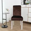 4er Set Stretch Stuhlhusse Universelle Samt Stuhlbezug Produktbild-Vorschau 6