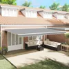 vidaXL Cadre d'auvent blanc 600 x 300 cm en aluminium Voir les images du produit 1
