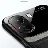 Galaxy S24 Hülle, TPU Anti-rutsch Leder Glas Len Hybrid Produktbild-Vorschau 5