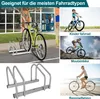 Jayseuw cavalletto per 2 biciclette, 41x32x26cm, in acciaio Anteprima dell’immagine prodotto 3