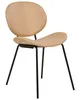 BELIANI Esszimmerstühle 2er Set Sandbeige aus Kunstleder Produktbild-Vorschau 4