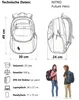 Schulrucksack Mädchen 3 Teile Set Nitro Future Hero Produktbild-Vorschau 14