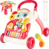 Malplay Lauflernwagen Babywalker Haus Piano Telefon Produktbild-Vorschau 1