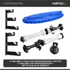 Walimex 3-delige achtergrondset voor wandmontage Productafbeelding-voorbeeld 9