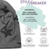 styleBREAKER Uni Stoff Beanie Mütze mit Sterne Print im Produktbild-Vorschau 4
