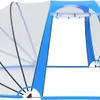 A close-up view of a blue and white pool dome structure. Náhled obrázku produktu