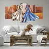 Bild auf Leinwand - Leinwandbild - 5 Teile - Frauen Kleider Produktbild-Vorschau 6