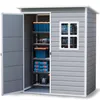 Gartenhaus 146x104x186 cm aus PP | Wetterfester Schuppen Produktbild-Vorschau 2