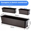 KADAX Balkontopf mit Untersatz "Frette", Balkonkasten mit Produktbild-Vorschau 3