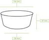 Barquette en carton compostable 650 ml, marron, pour soupe Voir les images du produit 5