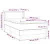 Boxspringbett mit Matratze Taupe 100x200 cm Stoff Produktbild-Vorschau 6